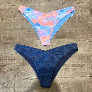 NWT!! WeWoreWhat - Bundle of 2!! Delilah Bikini Bottom - Size XL